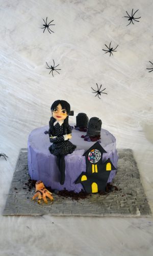 Torta Mercoledì Addams